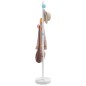 vidaXL Appendiabiti Bianco 172 cm in Ferro Verniciato a Polvere