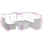 vidaXL Set Divano da Giardino 8 pz con Cuscini Beige in Polyrattan vidaXL Set Divano da Giardino 8 pz con Cuscini Beige in Polyrattan
