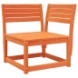 vidaXL Divano Angolare Giardino Marrone Cera 73x73x78cm Massello Pino vidaXL Divano Angolare Giardino Marrone Cera 73x73x78cm Massello Pino