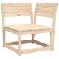 vidaXL Divano Angolare da Giardino 73x73x78 cm Legno Massello di Pino vidaXL Divano Angolare da Giardino 73x73x78 cm Legno Massello di Pino