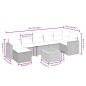 vidaXL Set Divano da Giardino 8 pz con Cuscini Beige Misto Polyrattan vidaXL Set Divano da Giardino 8 pz con Cuscini Beige Misto Polyrattan