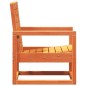 vidaXL Sedia da Giardino Marrone Cera 57,5x63x76cm Legno Massello Pino vidaXL Sedia da Giardino Marrone Cera 57,5x63x76cm Legno Massello Pino