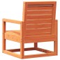 vidaXL Sedia da Giardino Marrone Cera 57,5x63x76cm Legno Massello Pino vidaXL Sedia da Giardino Marrone Cera 57,5x63x76cm Legno Massello Pino
