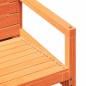 vidaXL Sedia da Giardino Marrone Cera 57,5x63x76cm Legno Massello Pino vidaXL Sedia da Giardino Marrone Cera 57,5x63x76cm Legno Massello Pino