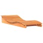 vidaXL Lettino Marrone Cera 205x80x31,5 cm in Legno Massello di Pino vidaXL Lettino Marrone Cera 205x80x31,5 cm in Legno Massello di Pino