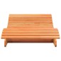 vidaXL Lettino Marrone Cera 205x80x31,5 cm in Legno Massello di Pino vidaXL Lettino Marrone Cera 205x80x31,5 cm in Legno Massello di Pino