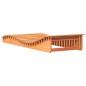 vidaXL Lettino Marrone Cera 205x80x31,5 cm in Legno Massello di Pino vidaXL Lettino Marrone Cera 205x80x31,5 cm in Legno Massello di Pino
