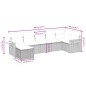 vidaXL Set Divano da Giardino 7 pz con Cuscini Beige Misto Polyrattan vidaXL Set Divano da Giardino 7 pz con Cuscini Beige Misto Polyrattan