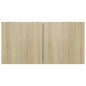 Set di Mobili Porta TV 4 pz Rovere Sonoma in Legno Multistrato Set di Mobili Porta TV 4 pz Rovere Sonoma in Legno Multistrato