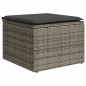 vidaXL Set Divano da Giardino 6 pz con Cuscini Grigio in Polyrattan
