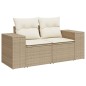 vidaXL Set Divano da Giardino 8 pz con Cuscini Beige in Polyrattan vidaXL Set Divano da Giardino 8 pz con Cuscini Beige in Polyrattan
