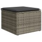 vidaXL Set Divano da Giardino 9 pz con Cuscini Grigio in Polyrattan vidaXL Set Divano da Giardino 9 pz con Cuscini Grigio in Polyrattan