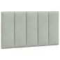 vidaXL Letto con Materasso Grigio Chiaro 90x200 cm in Velluto vidaXL Letto con Materasso Grigio Chiaro 90x200 cm in Velluto