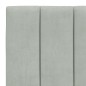 vidaXL Letto con Materasso Grigio Chiaro 90x200 cm in Velluto vidaXL Letto con Materasso Grigio Chiaro 90x200 cm in Velluto