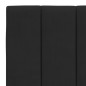 vidaXL Letto con Materasso Nero 120x200 cm in Velluto