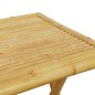vidaXL Set da Bistrot Pieghevole 3pz con Cuscini Grigio Scuro Bambù vidaXL Set da Bistrot Pieghevole 3pz con Cuscini Grigio Scuro Bambù