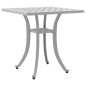 vidaXL Tavolo da Giardino Bianco 53x53x53 cm in Alluminio Pressofuso vidaXL Tavolo da Giardino Bianco 53x53x53 cm in Alluminio Pressofuso
