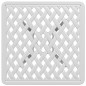 vidaXL Tavolo da Giardino Bianco 53x53x53 cm in Alluminio Pressofuso vidaXL Tavolo da Giardino Bianco 53x53x53 cm in Alluminio Pressofuso