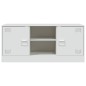 vidaXL Mobile Porta TV Bianco 99x39x44 cm in Acciaio vidaXL Mobile Porta TV Bianco 99x39x44 cm in Acciaio