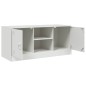 vidaXL Mobile Porta TV Bianco 99x39x44 cm in Acciaio vidaXL Mobile Porta TV Bianco 99x39x44 cm in Acciaio