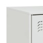 vidaXL Mobile Porta TV Bianco 99x39x44 cm in Acciaio vidaXL Mobile Porta TV Bianco 99x39x44 cm in Acciaio