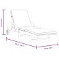 vidaXL Lettini 2 pz con Cuscini 200x68x83 cm Legno Massello di Acacia