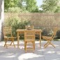 vidaXL Set da Pranzo da Giardino 5 pz in Bambù vidaXL Set da Pranzo da Giardino 5 pz in Bambù