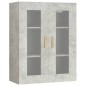 Armadietto Pensile a Parete Grigio Cemento 69,5x34x90 cm Armadietto Pensile a Parete Grigio Cemento 69,5x34x90 cm