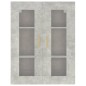 Armadietto Pensile a Parete Grigio Cemento 69,5x34x90 cm Armadietto Pensile a Parete Grigio Cemento 69,5x34x90 cm