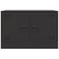 vidaXL Mobile TV Nero 67x39x44 cm in Acciaio vidaXL Mobile TV Nero 67x39x44 cm in Acciaio