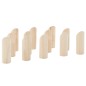 vidaXL Set Gioco Kubb Numerici 13pz con Custodia Legno Massello Pino vidaXL Set Gioco Kubb Numerici 13pz con Custodia Legno Massello Pino