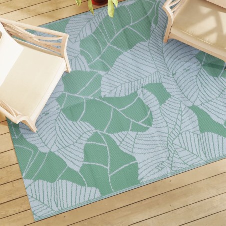 vidaXL Tappeto da Esterno Verde 190x290 cm in PP