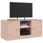 vidaXL Mobile Porta TV Rosa 99x39x44 cm in Acciaio vidaXL Mobile Porta TV Rosa 99x39x44 cm in Acciaio