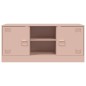vidaXL Mobile Porta TV Rosa 99x39x44 cm in Acciaio vidaXL Mobile Porta TV Rosa 99x39x44 cm in Acciaio