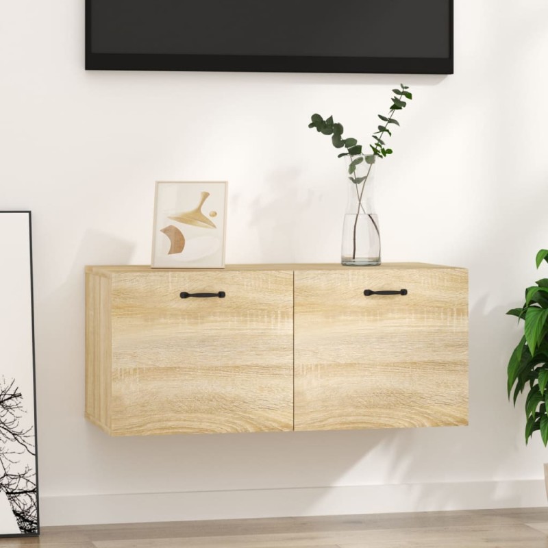 Armadietto a Muro Rovere Sonoma 80x35x36,5 cm Legno Multistrato Armadietto a Muro Rovere Sonoma 80x35x36,5 cm Legno Multistrato