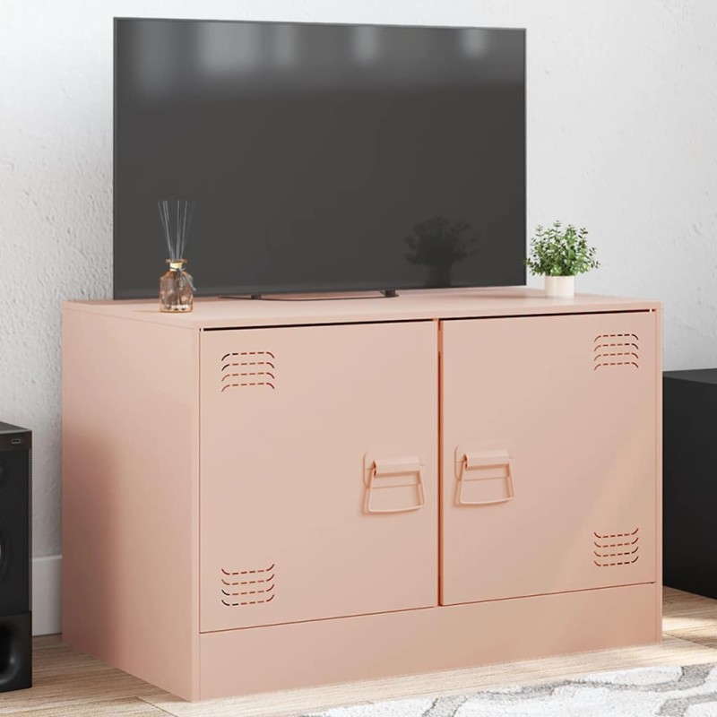 vidaXL Mobile TV Rosso 67x39x44 cm in Acciaio vidaXL Mobile TV Rosso 67x39x44 cm in Acciaio