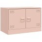 vidaXL Mobile TV Rosso 67x39x44 cm in Acciaio vidaXL Mobile TV Rosso 67x39x44 cm in Acciaio