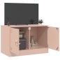 vidaXL Mobile TV Rosso 67x39x44 cm in Acciaio vidaXL Mobile TV Rosso 67x39x44 cm in Acciaio