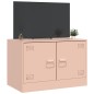 vidaXL Mobile TV Rosso 67x39x44 cm in Acciaio vidaXL Mobile TV Rosso 67x39x44 cm in Acciaio