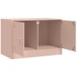 vidaXL Mobile TV Rosso 67x39x44 cm in Acciaio vidaXL Mobile TV Rosso 67x39x44 cm in Acciaio
