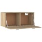 Armadietto a Muro Rovere Sonoma 80x35x36,5 cm Legno Multistrato Armadietto a Muro Rovere Sonoma 80x35x36,5 cm Legno Multistrato