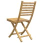 vidaXL Sedie da Giardino Pieghevoli 4 pz 43x54x88 cm in Bambù vidaXL Sedie da Giardino Pieghevoli 4 pz 43x54x88 cm in Bambù