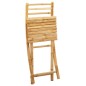 vidaXL Sedie da Giardino Pieghevoli 4 pz 43x54x88 cm in Bambù vidaXL Sedie da Giardino Pieghevoli 4 pz 43x54x88 cm in Bambù