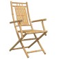 vidaXL Sedie da Giardino Pieghevoli 6 pz 53x66x99 cm in Bambù vidaXL Sedie da Giardino Pieghevoli 6 pz 53x66x99 cm in Bambù