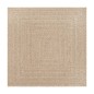 vidaXL Tappeto ZIZUR 120x120 cm Aspetto Iuta per Interni ed Esterni vidaXL Tappeto ZIZUR 120x120 cm Aspetto Iuta per Interni ed Esterni