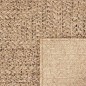 vidaXL Tappeto ZIZUR 120x120 cm Aspetto Iuta per Interni ed Esterni vidaXL Tappeto ZIZUR 120x120 cm Aspetto Iuta per Interni ed Esterni