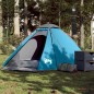 vidaXL Tenda da Campeggio a Cupola per 4 Persone Blu Impermeabile vidaXL Tenda da Campeggio a Cupola per 4 Persone Blu Impermeabile