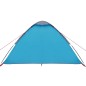 vidaXL Tenda da Campeggio a Cupola per 4 Persone Blu Impermeabile vidaXL Tenda da Campeggio a Cupola per 4 Persone Blu Impermeabile