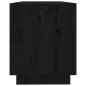 Mobile Porta TV Nero 110,5x35x44 cm in Legno Massello di Pino Mobile Porta TV Nero 110,5x35x44 cm in Legno Massello di Pino
