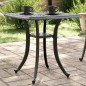 vidaXL Tavolo da Giardino Nero 53x53x53 cm in Alluminio Pressofuso vidaXL Tavolo da Giardino Nero 53x53x53 cm in Alluminio Pressofuso